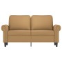 Brown velvet 2-seater sofa 120 cm by , Sofas - Ref: Foro24-359526, Price: 228,16 €, Discount: %