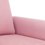 Sofá de 2 plazas terciopelo rosa 140 cm de , Sofás - Ref: Foro24-359532, Precio: 253,37 €, Descuento: %