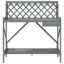 Solid gray fir wood planter stand with lattice. by , Pot stands - Ref: Foro24-368430, Price: 85,51 €, Discount: %