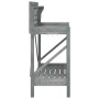 Solid gray fir wood planter stand with lattice. by , Pot stands - Ref: Foro24-368430, Price: 85,51 €, Discount: %