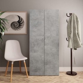 Gray plywood shoe cabinet 80x35.5x180 cm by vidaXL, Shoe racks and shoe organizers - Ref: Foro24-800292, Price: 130,86 €, Dis...