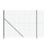 Wire fence with green flange 2x10 m by , fence panels - Ref: Foro24-154182, Price: 118,99 €, Discount: %