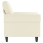 Sillón de terciopelo color crema 60 cm de , Sofás - Ref: Foro24-359517, Precio: 177,53 €, Descuento: %