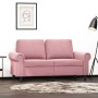 Sofá de 2 plazas terciopelo rosa 120 cm de , Sofás - Ref: Foro24-359522, Precio: 250,30 €, Descuento: %