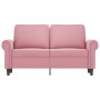 2-Sitzer-Sofa rosa Samt 120 cm von , Sofas - Ref: Foro24-359522, Preis: 249,39 €, Rabatt: %