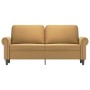 Brown velvet 2-seater sofa 140 cm by , Sofas - Ref: Foro24-359536, Price: 250,36 €, Discount: %