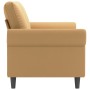 Brown velvet 2-seater sofa 140 cm by , Sofas - Ref: Foro24-359536, Price: 250,36 €, Discount: %