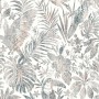 DUTCH WALLCOVERINGS Tapete mit Blättern und Tukan in Beige von DUTCH WALLCOVERINGS, Bemaltes Papier - Ref: Foro24-426239, Pre...