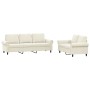 Set von Sofas mit 2 Stück cremefarbenen Samtkissen von , Sofas - Ref: Foro24-3202258, Preis: 521,35 €, Rabatt: %