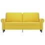 Sofá de 2 plazas terciopelo amarillo 140 cm de , Sofás - Ref: Foro24-359535, Precio: 272,38 €, Descuento: %