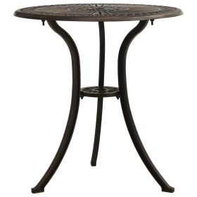 Bronze cast aluminum garden table 62x62x65 cm by , Garden tables - Ref: Foro24-315579, Price: 74,12 €, Discount: %