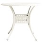 White cast aluminum garden table 90x90x74 cm by , Garden tables - Ref: Foro24-315587, Price: 218,22 €, Discount: %