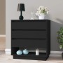 Black plywood sideboard 70x41x75 cm by , Sideboards - Ref: Foro24-809549, Price: 71,10 €, Discount: %