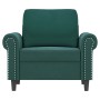 Dark green velvet armchair 60 cm by , Sofas - Ref: Foro24-359511, Price: 168,71 €, Discount: %