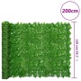 Green leaf balcony screen 200x150 cm by , Umbrellas - Ref: Foro24-367845, Price: 42,42 €, Discount: %