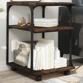 Printer stand 3 levels oak brown 43x48x64 cm by , Printer supports - Ref: Foro24-842280, Price: 46,36 €, Discount: %