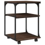 Soporte de impresora 3 niveles marrón roble 43x48x64 cm de , Soportes para impresoras - Ref: Foro24-842280, Precio: 46,86 €, ...