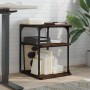 Soporte de impresora 3 niveles marrón roble 43x48x64 cm de , Soportes para impresoras - Ref: Foro24-842280, Precio: 46,86 €, ...