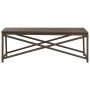 Brown synthetic rattan garden bench 120 cm by vidaXL, garden benches - Ref: Foro24-46212, Price: 68,99 €, Discount: %