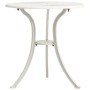 Mesa de jardín aluminio fundido blanco 62x62x65 cm de , Mesas de jardín - Ref: Foro24-315581, Precio: 84,95 €, Descuento: %