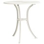 Mesa de jardín aluminio fundido blanco 62x62x65 cm de , Mesas de jardín - Ref: Foro24-315581, Precio: 79,99 €, Descuento: %