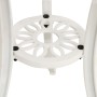 White cast aluminum garden table 62x62x65 cm by , Garden tables - Ref: Foro24-315581, Price: 79,99 €, Discount: %