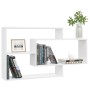 Plywood white glossy wall shelves 104x20x58.5cm by vidaXL, Shelves and shelves - Ref: Foro24-800330, Price: 37,86 €, Discount: %