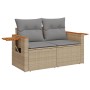 Set von 11-teiligen Gartensofas mit beigen Kissen aus synthetischem Rattan von , Gartensets - Ref: Foro24-3227186, Preis: 759...