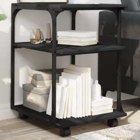 Soporte de impresora 3 niveles madera negro 43x48x64 cm de , Soportes para impresoras - Ref: Foro24-842276, Precio: 41,43 €, ...