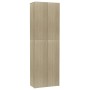 Oak-colored plywood office cabinet 60x32x190 cm by vidaXL, Filing cabinets - Ref: Foro24-800300, Price: 139,57 €, Discount: %