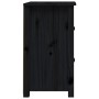 Mesita de noche madera maciza de pino negro 40x35x61,5 cm de vidaXL, Mesitas de noche - Ref: Foro24-820954, Precio: 50,58 €, ...