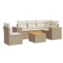 Set Gartensofas mit Kissen 6 Stück synthetisches Rattan beige von , Gartensets - Ref: Foro24-3225449, Preis: 528,13 €, Rabatt: %