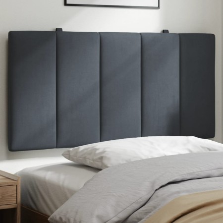 Dark gray velvet padded bed headboard 100 cm by , Headboards and footboards - Ref: Foro24-374656, Price: 39,55 €, Discount: %