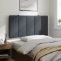 Dark gray velvet padded bed headboard 100 cm by , Headboards and footboards - Ref: Foro24-374656, Price: 39,55 €, Discount: %