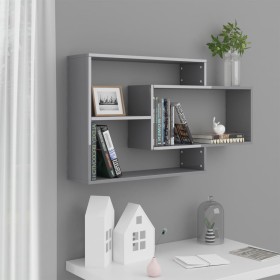 Bright gray plywood wall shelves 104x20x58.5 cm by vidaXL, Shelves and shelves - Ref: Foro24-800332, Price: 39,99 €, Discount: %