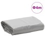 Gray tarpaulin Ø 4 m 650 g/m² by , Waterproof tarpaulins - Ref: Foro24-156209, Price: 63,56 €, Discount: %