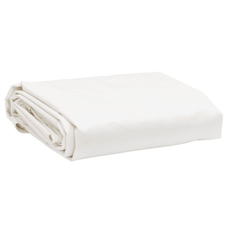 Lona blanco Ø 2,2 m 650 g/m² de , Lonas impermeables - Ref: Foro24-156228, Precio: 24,78 €, Descuento: %