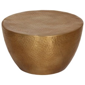 Hammered brass aluminum coffee table Ø 50x30 cm by , Coffee table - Ref: Foro24-359610, Price: 166,99 €, Discount: %