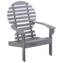 Adirondack chair solid gray acacia wood by vidaXL, Garden chairs - Ref: Foro24-46322, Price: 100,61 €, Discount: %