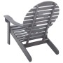 Adirondack chair solid gray acacia wood by vidaXL, Garden chairs - Ref: Foro24-46322, Price: 100,61 €, Discount: %