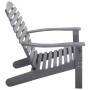 Adirondack chair solid gray acacia wood by vidaXL, Garden chairs - Ref: Foro24-46322, Price: 100,61 €, Discount: %