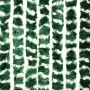 Green and white chenille fly curtain 90x200 cm by , Mosquito nets for windows - Ref: Foro24-377384, Price: 57,95 €, Discount: %