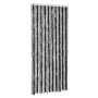 Gray and black chenille fly curtain 90x200 cm by , Mosquito nets for windows - Ref: Foro24-377327, Price: 57,83 €, Discount: %