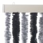 Gray and black chenille fly curtain 90x200 cm by , Mosquito nets for windows - Ref: Foro24-377327, Price: 57,83 €, Discount: %