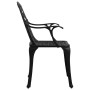 Garden chairs 6 units black cast aluminum by , Garden chairs - Ref: Foro24-3216320, Price: 783,89 €, Discount: %