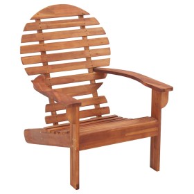 Solid acacia wood Adirondack chair by vidaXL, Garden chairs - Ref: Foro24-46321, Price: 91,39 €, Discount: %