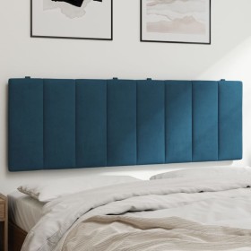 Cabecero de cama acolchado terciopelo azul 140 cm de , Cabeceros y pies de cama - Ref: Foro24-374673, Precio: 98,99 €, Descue...