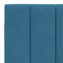 Blue velvet padded headboard 140 cm by , Headboards and footboards - Ref: Foro24-374673, Price: 98,99 €, Discount: %