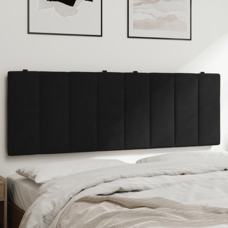 Cabecero de cama acolchado terciopelo negro 140 cm de , Cabeceros y pies de cama - Ref: Foro24-374671, Precio: 95,99 €, Descu...