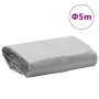 Lona gris Ø 5 m 650 g/m² de , Lonas impermeables - Ref: Foro24-156210, Precio: 125,76 €, Descuento: %